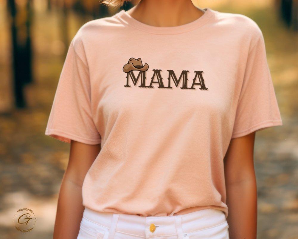 Cute MAMA Text Graphic T-Shirt trendy fashion product