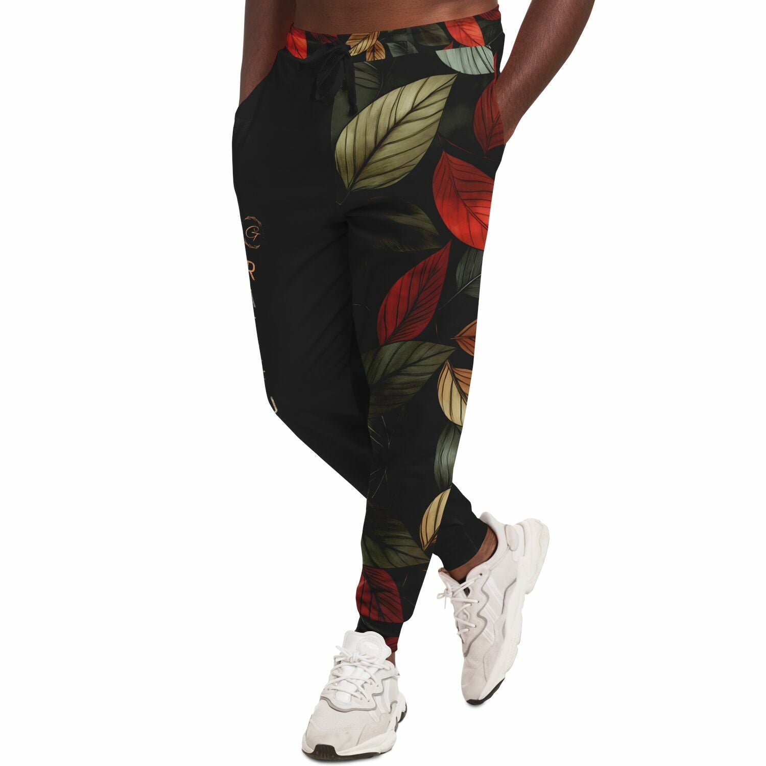 Autumn Leaves Joggers – Botanical Aesthetic Sweatpants