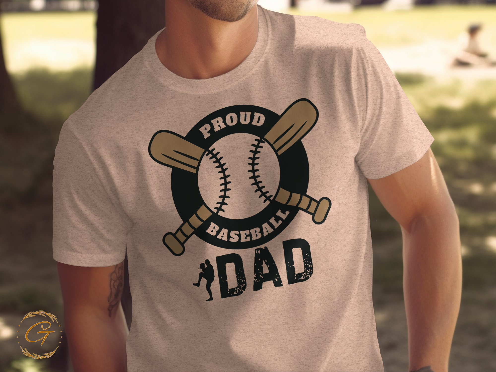 Proud Baseball Dad Graphic Tee Sportswear product