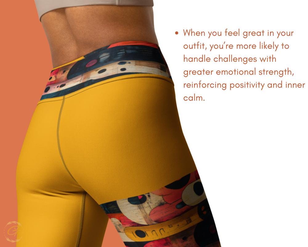 Bold and Artistic AOP Yoga Leggings and Shorts - High-Waisted, Comfortable & Stylish Activewear for Yogas, Workouts, or Casual Everyday Wear