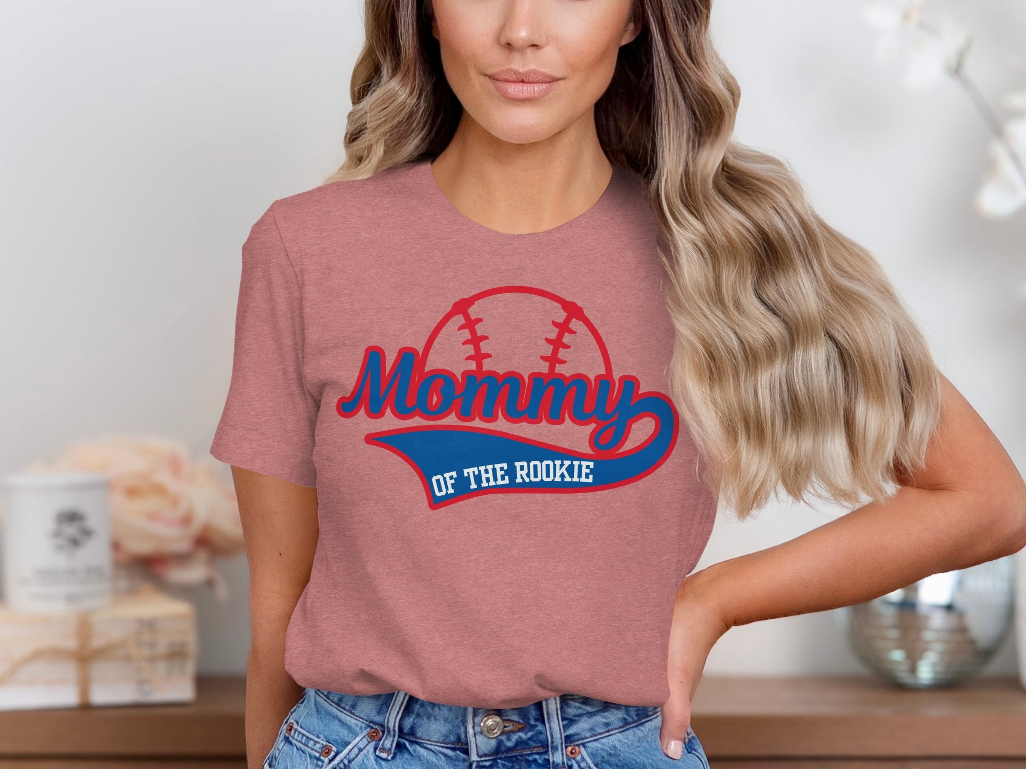 Mommy Of The Rookie Baseball Graphic Tee product type