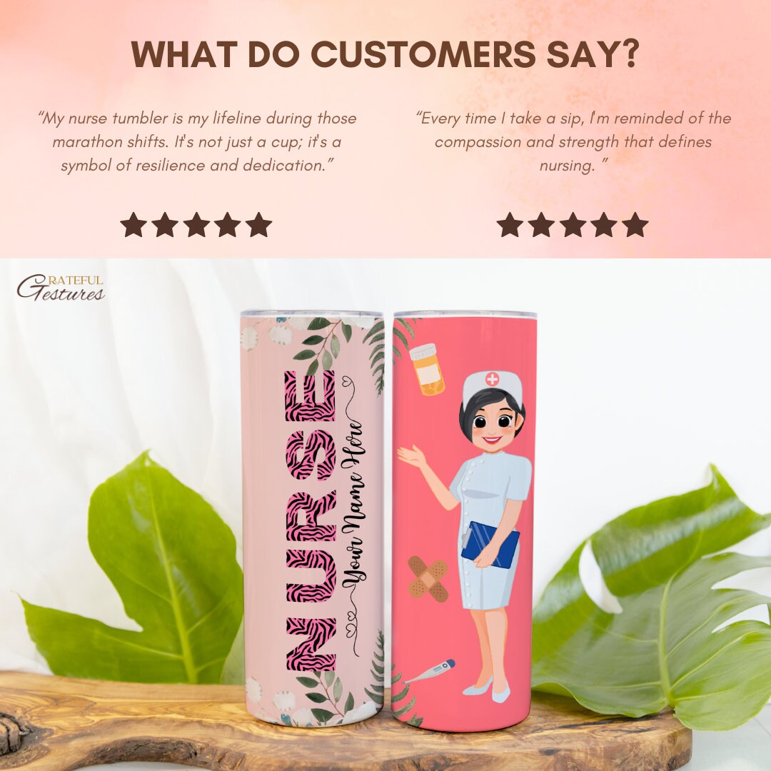 Personalized Nurse Tumbler