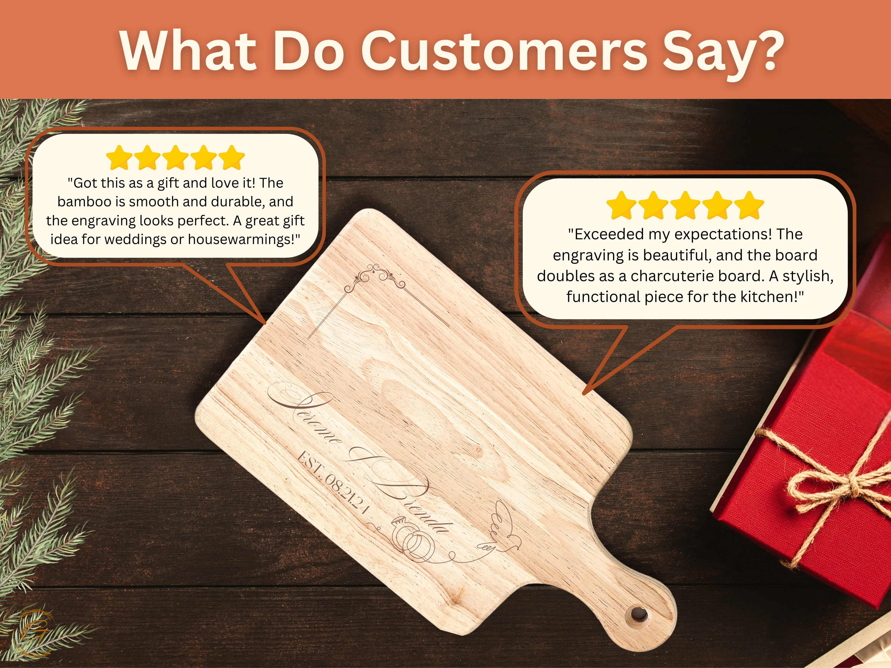 Custom Wedding Cutting Board