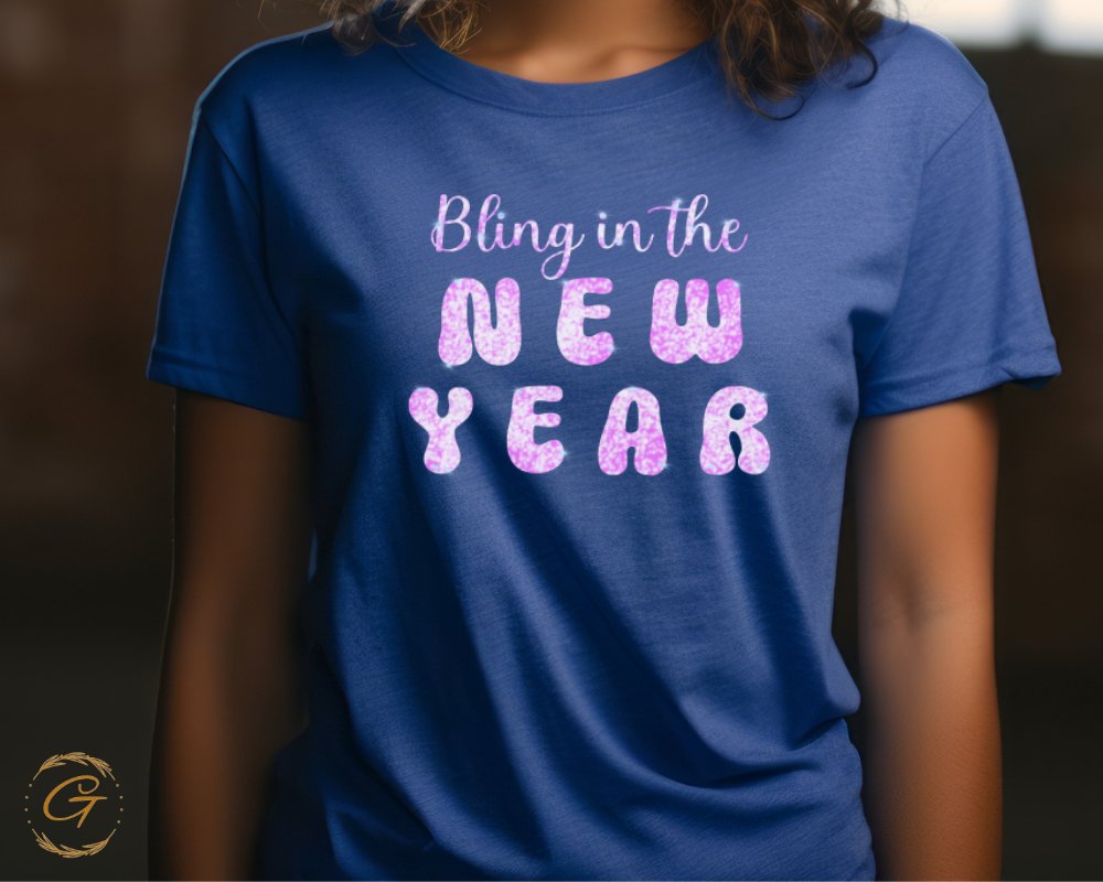 Bling in the New Year Graphic T-shirt product