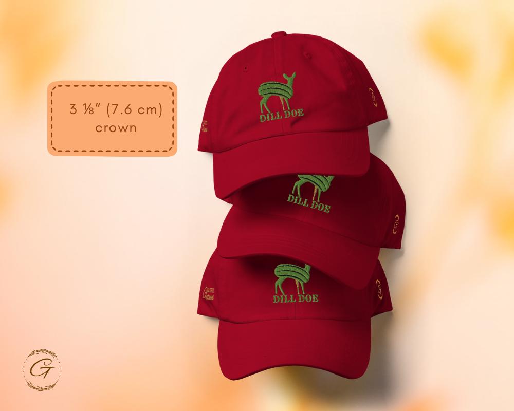 Dill Doe Dad Hat, Funny Embroidered Hat