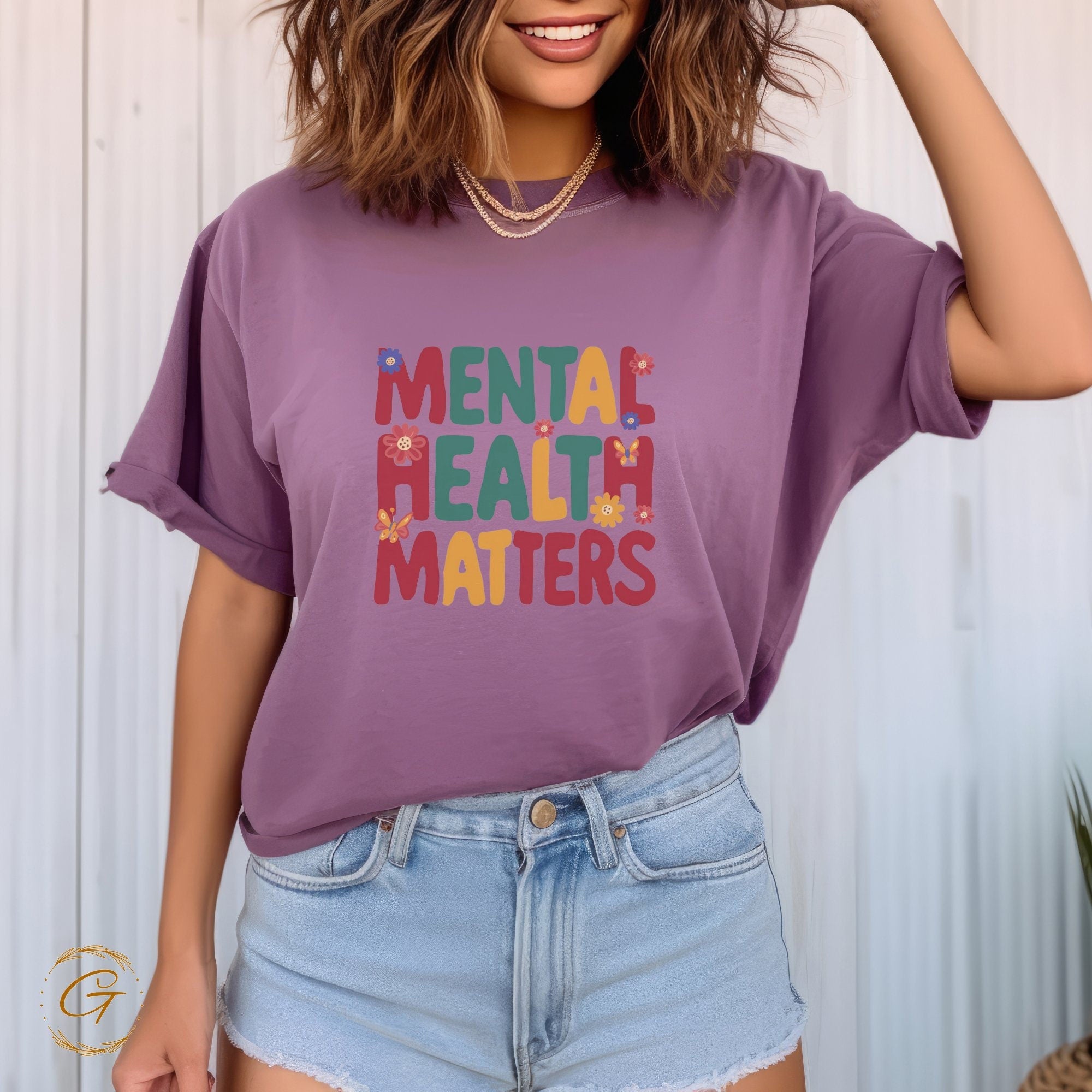 Mental Health Matters T-Shirt – Inspirational Self-Care Tee