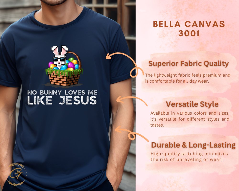 No Bunny Loves Me Like Jesus T-Shirt product type