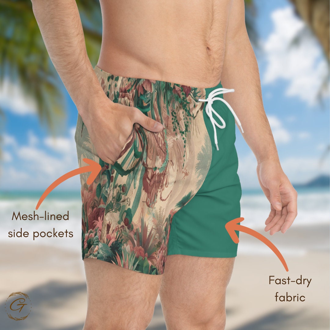 Forest AOP Swim Trunks