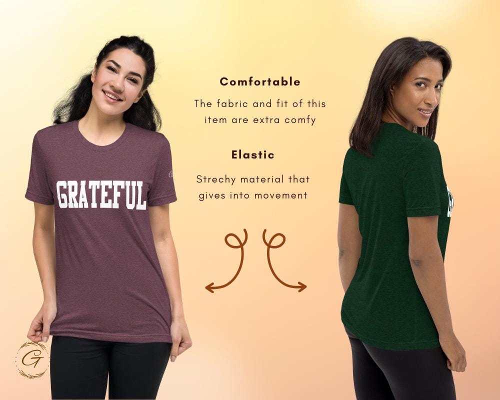 Grateful Bold Design, Unisex Tri-Blend T-Shirt
