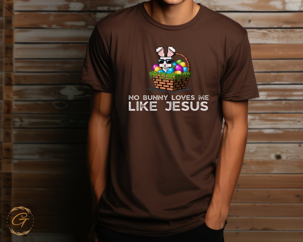 No Bunny Loves Me Like Jesus Graphic T-Shirt product type