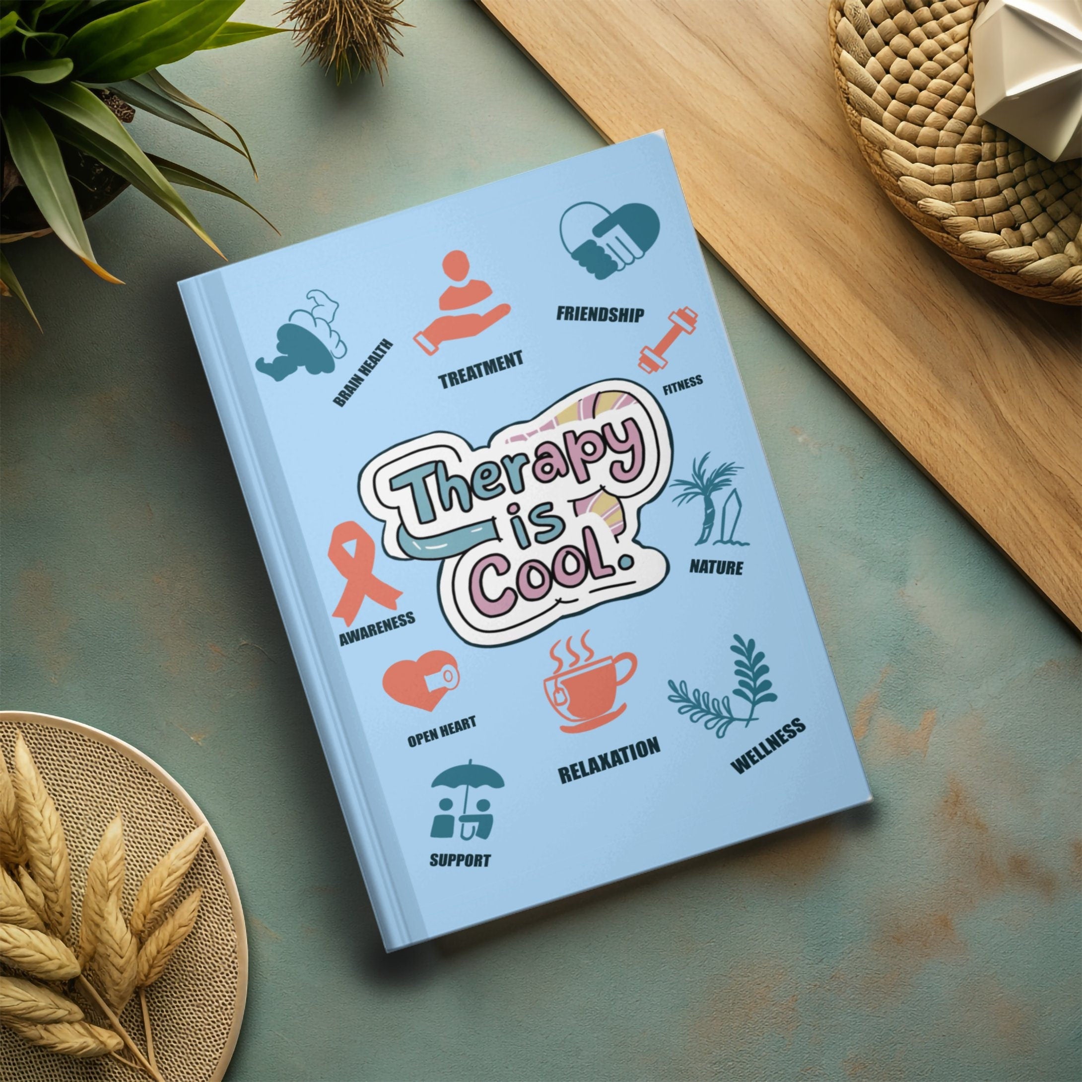 Therapy is Cool Journal Notebook