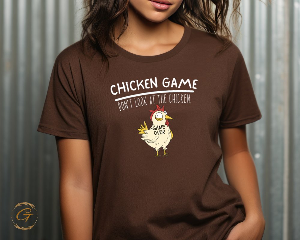 Funny Chicken Game Don't Look at Chicken T-shirt product