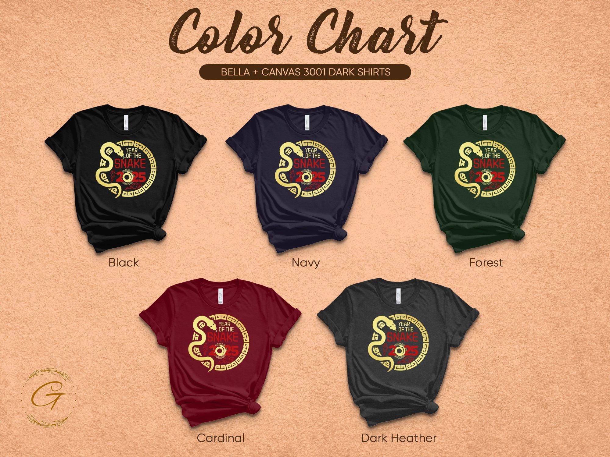 Year Of The Snake 2025 Tee, Chinese Zodiac Snake Tee