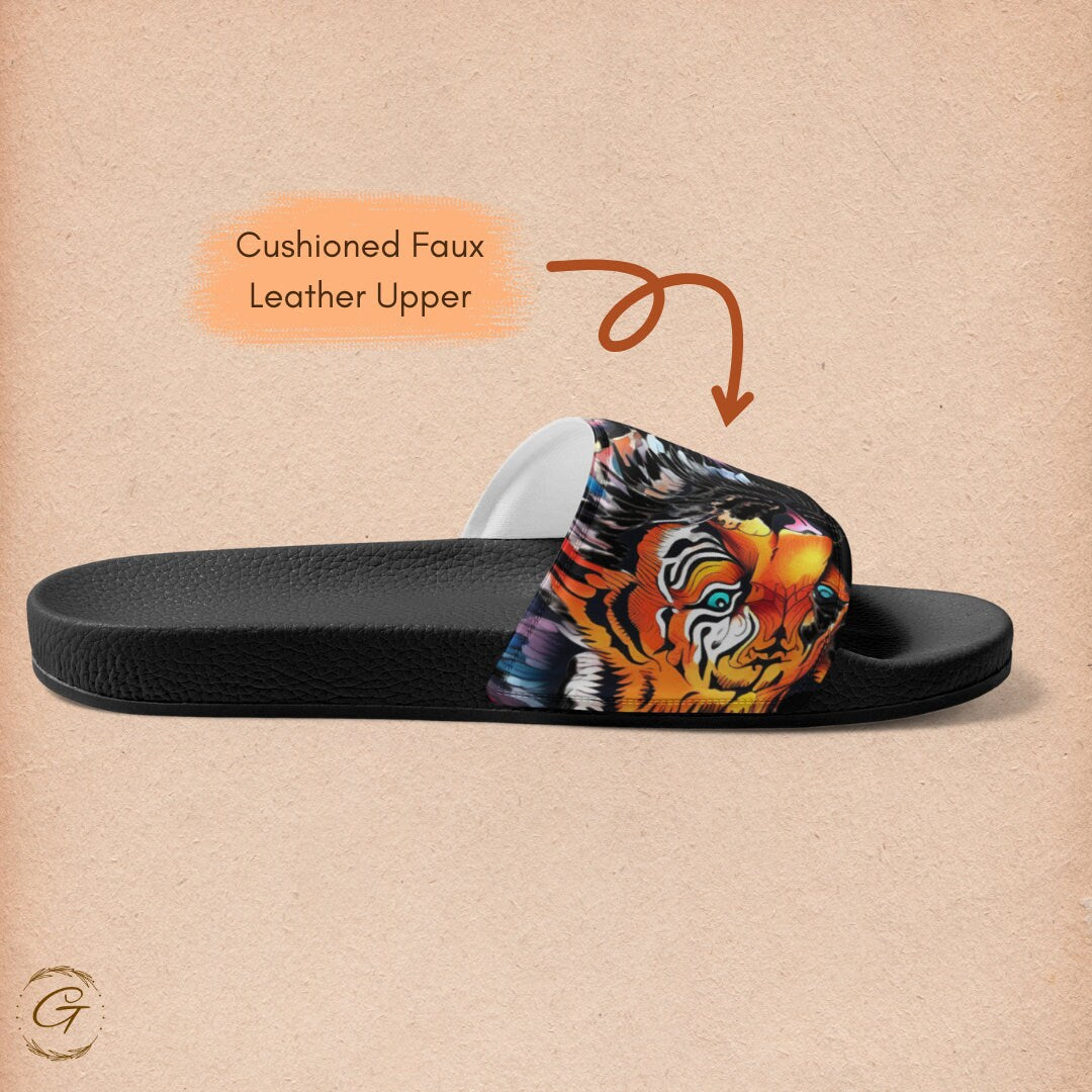 Vibrant Liger Design Men’s Slide