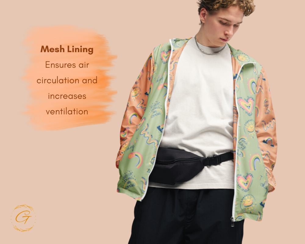 Men’s Windbreaker Mental Health Awareness Jacket