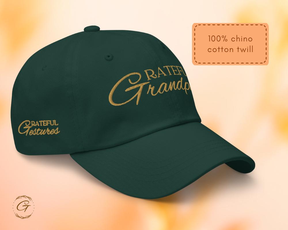 Grateful GRANDPA Bold Design Dad Hat