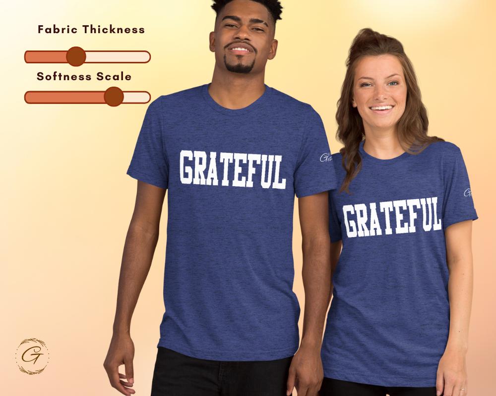 Grateful Bold Design, Unisex Tri-Blend T-Shirt