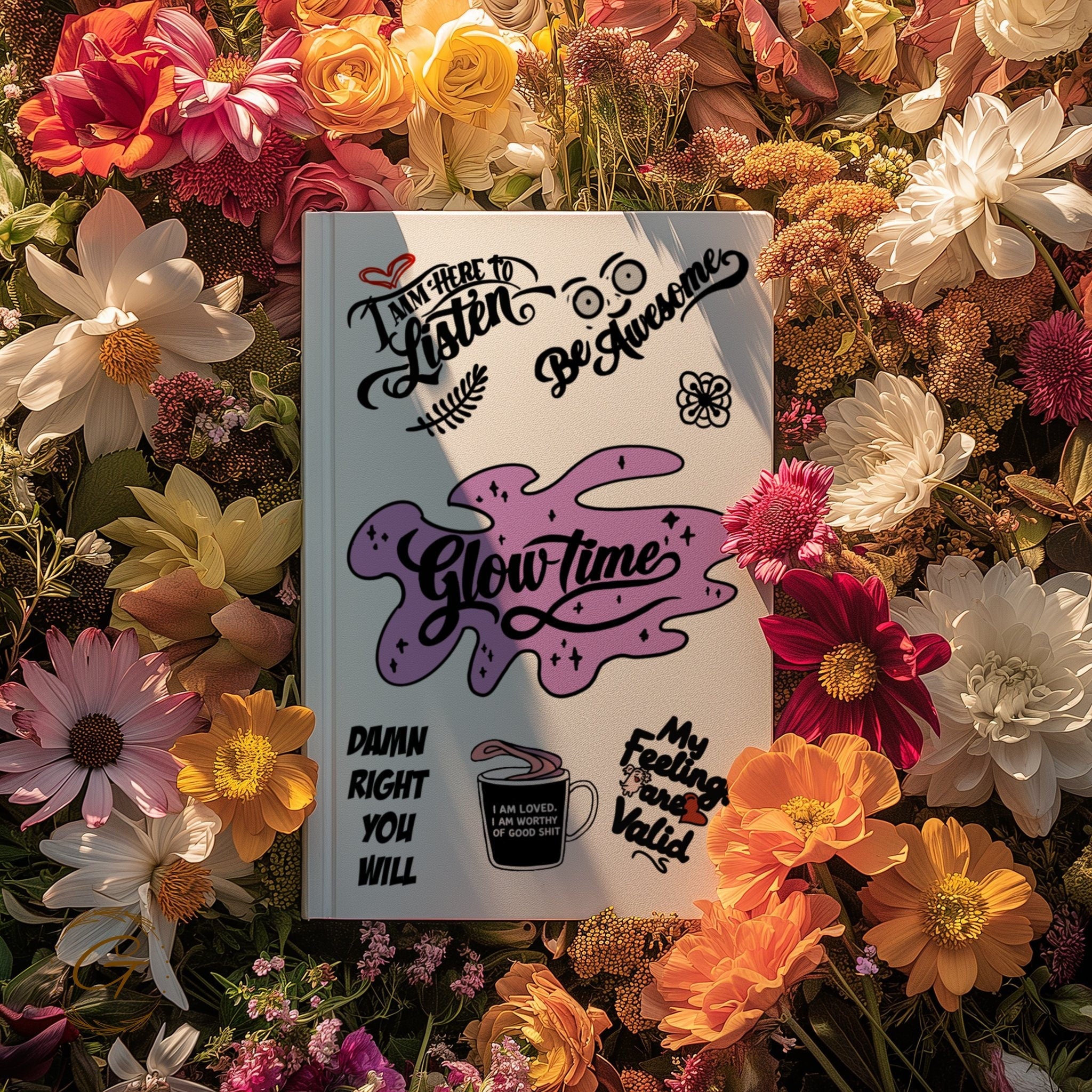Glowtime Diary Inspirational Journal Notebook