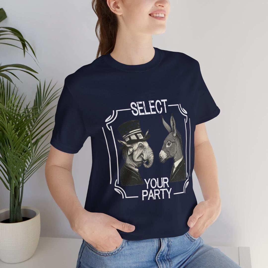 Select Your Party T-Shirt – Funny Political Graphic Tee