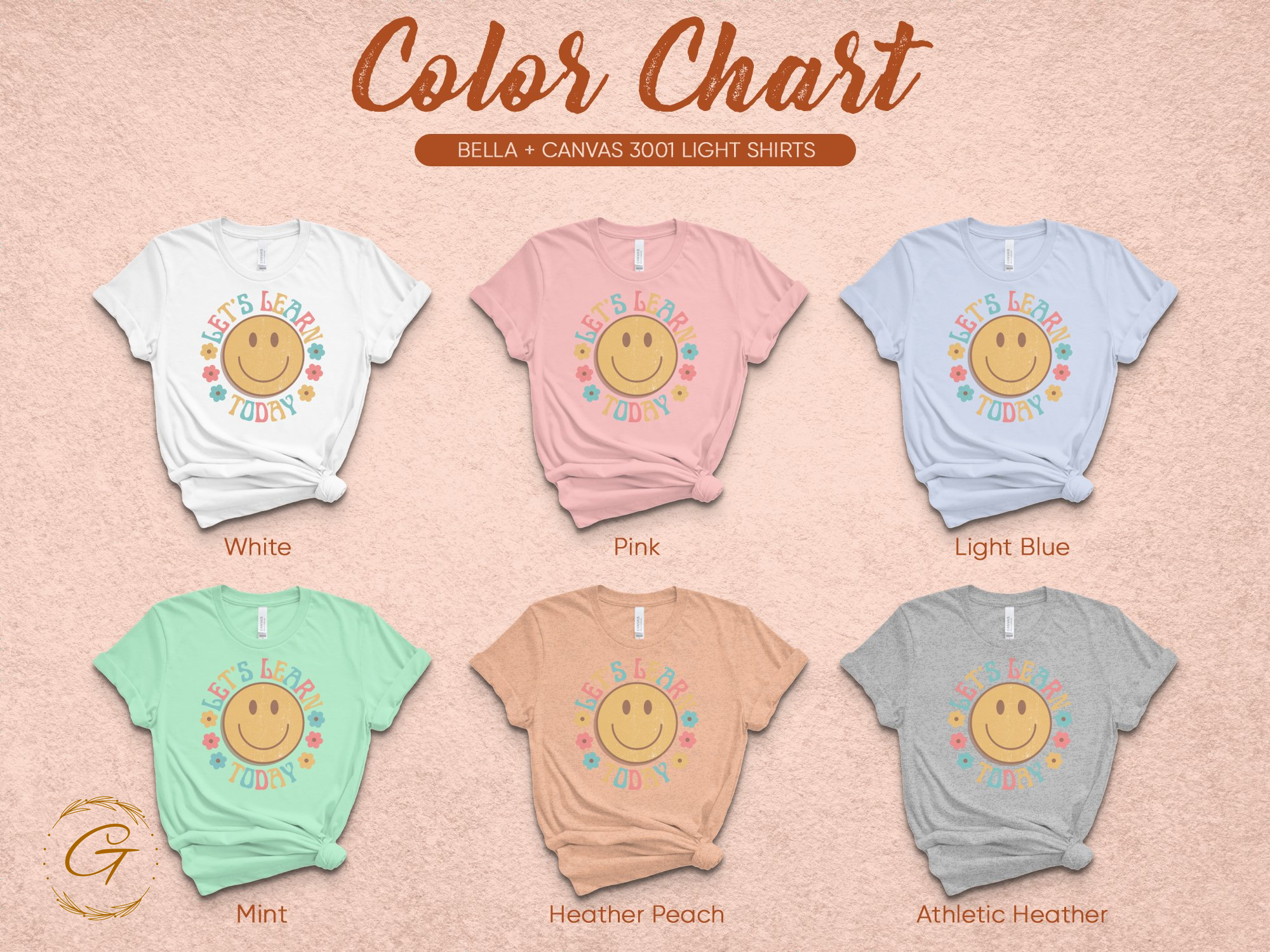 Let's Be Happy Today Graphic Tee Shirt product