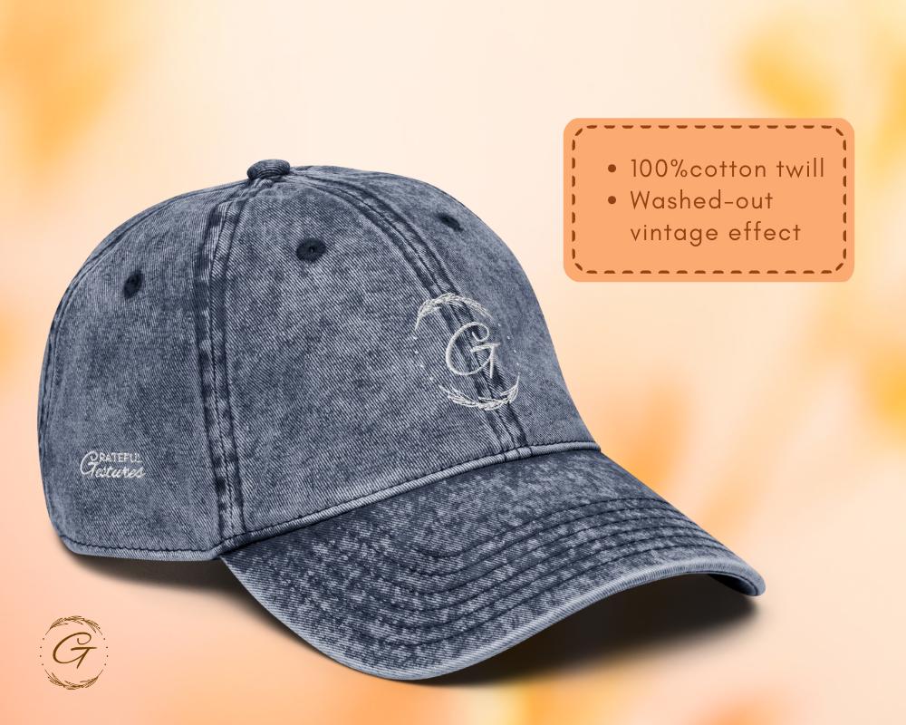 Grateful Gestures G Cap Retro Cotton Twill