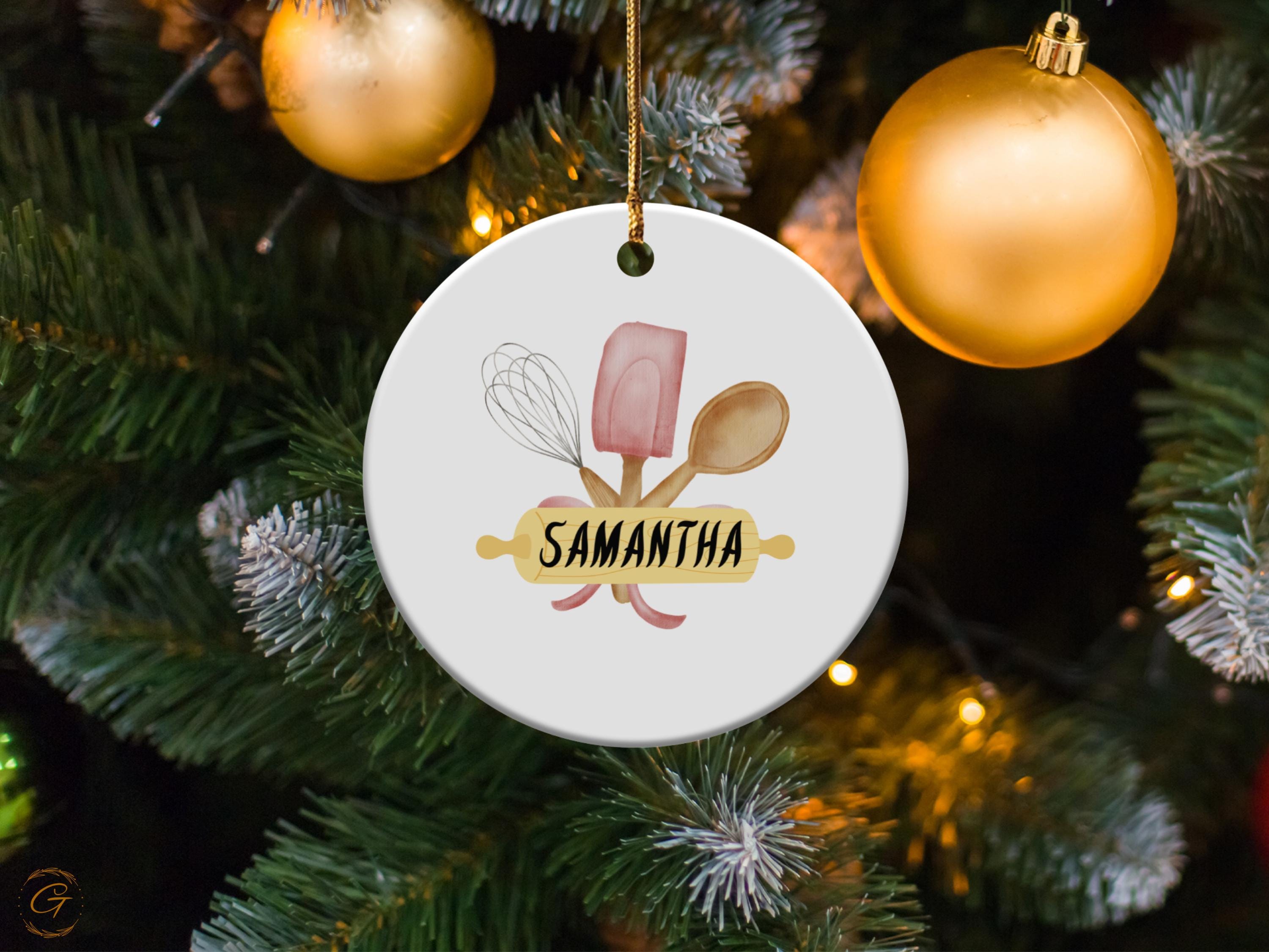 Personalized Chef Ornament, Custom Chef Gift