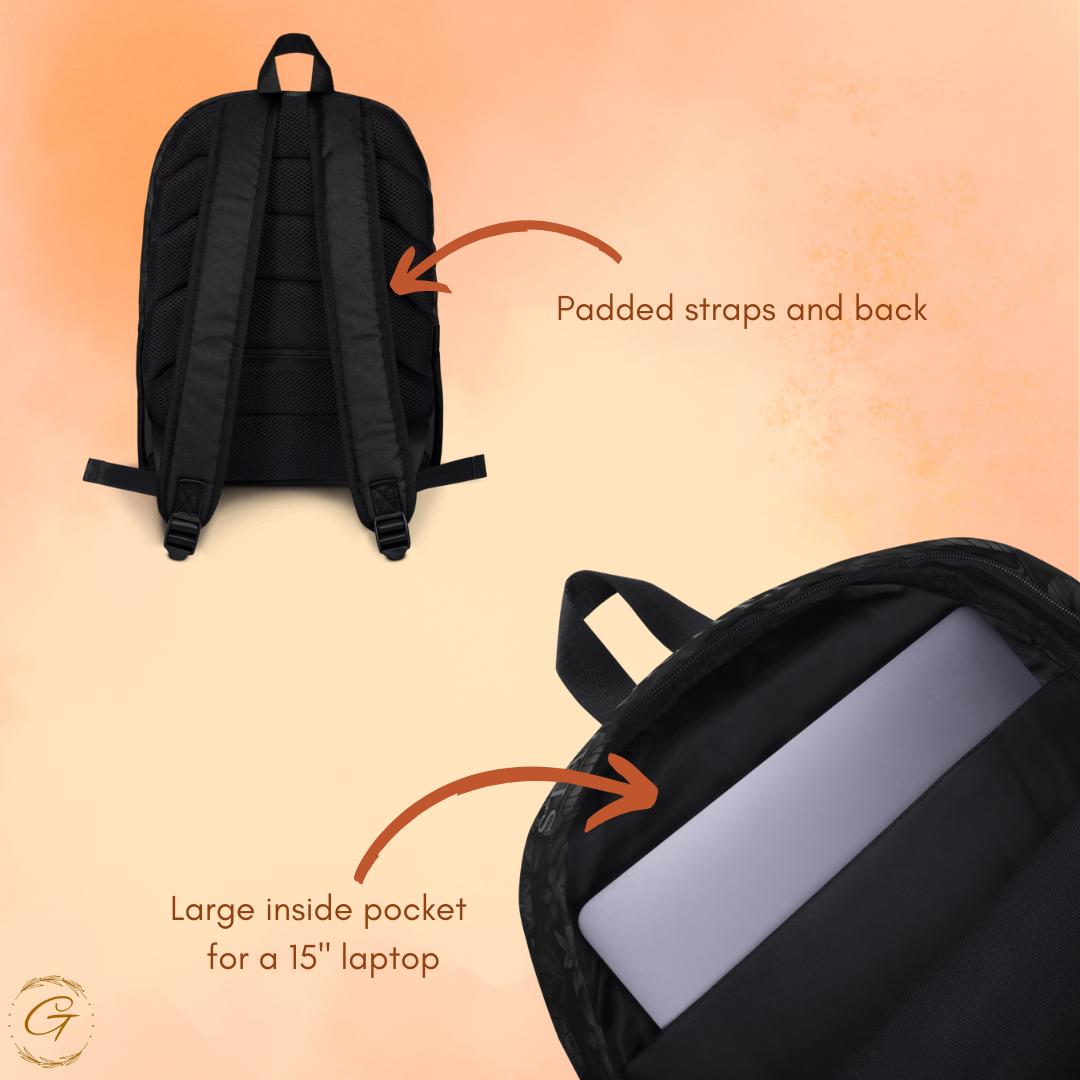 Unique Tiki Mask Backpack - Stylish and Durable Travel Bag