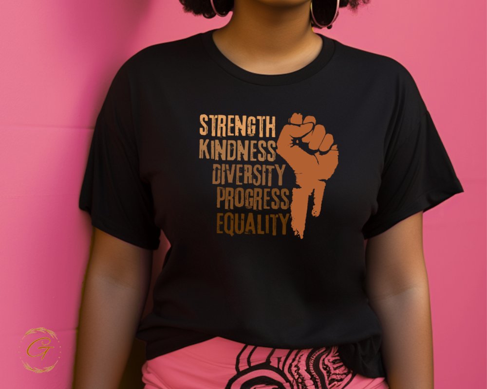 Strength Kindness Diversity Progress Equality product type