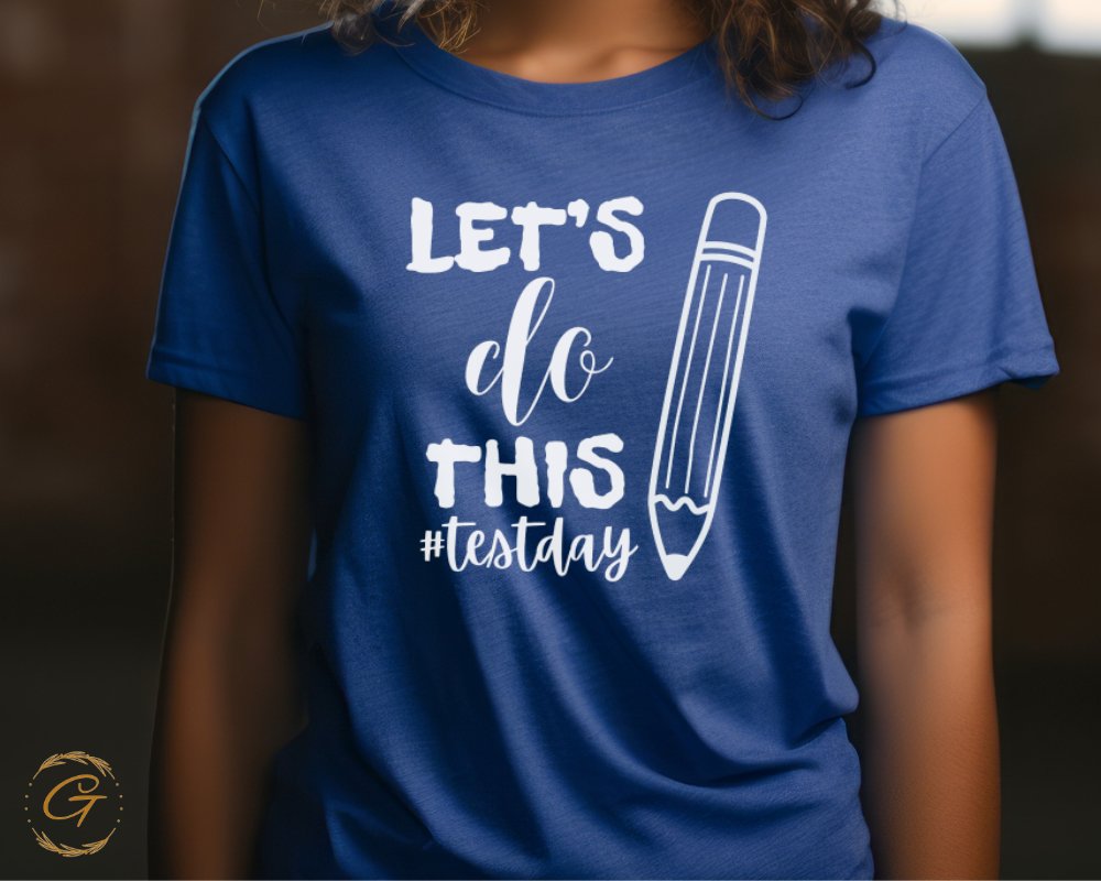 Let's Do This #testday Pencil Graphic Printed T-shirt product