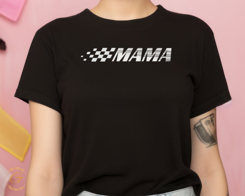 Racing Mama Graphic Tee for Casual Everyday Wear product type