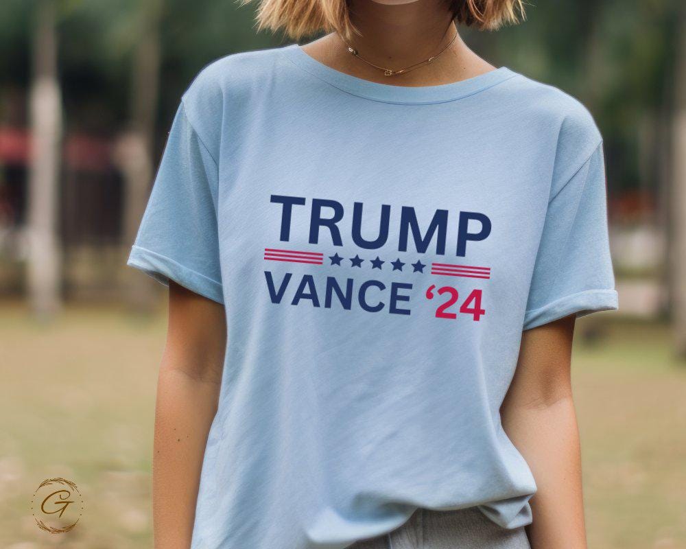 Trump Vance 2024 T-Shirt, Patriotic Election Tee