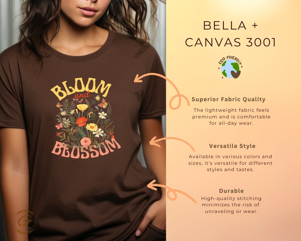 Bloom and Blossom Graphic Tee Shirt product type