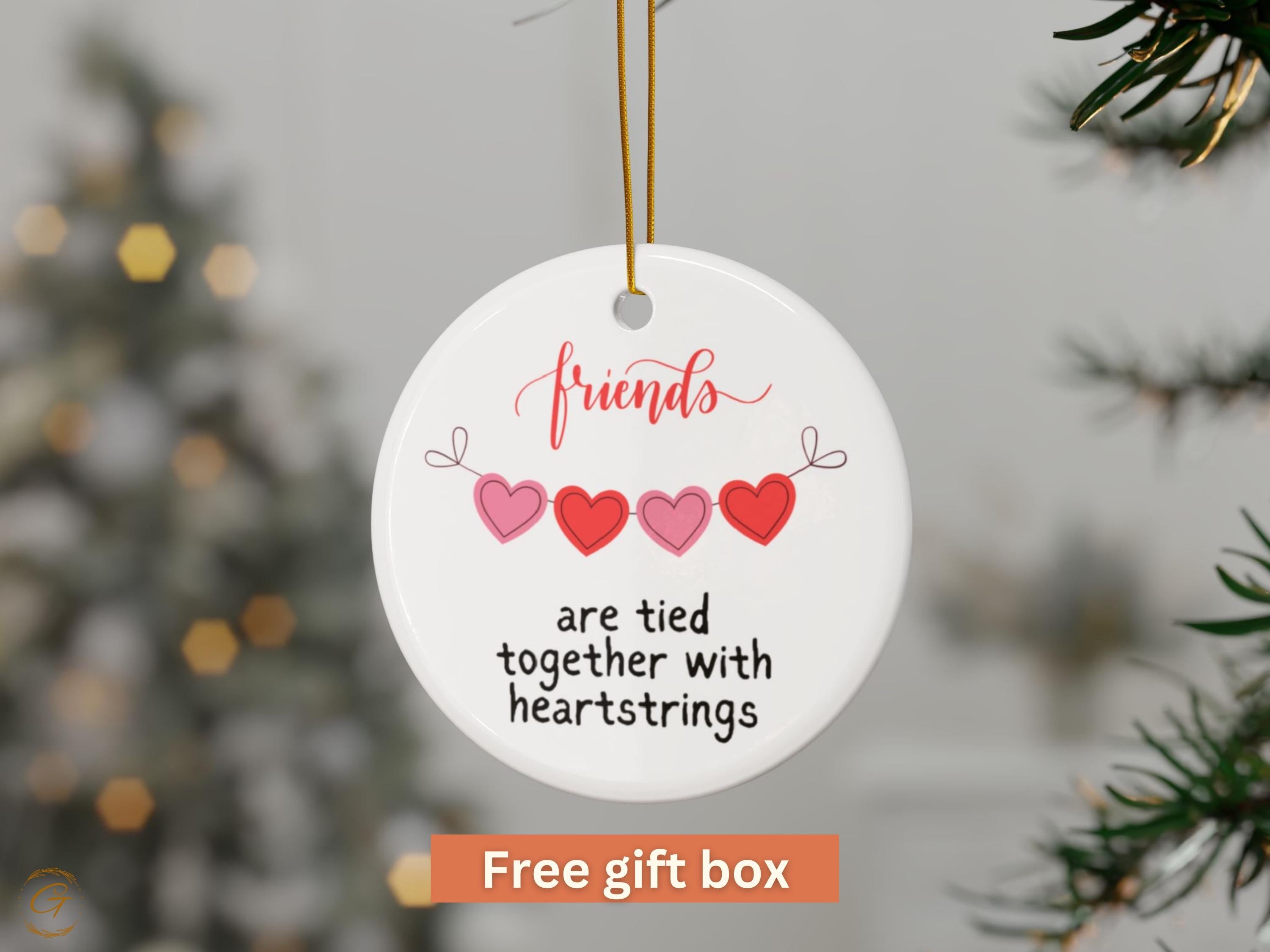 Personalized Friends Ornament, Heartstrings Friends Decor