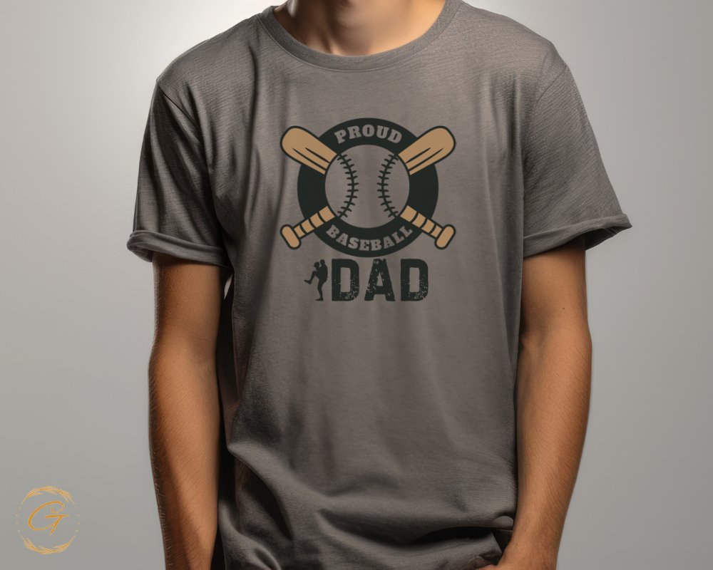 Proud Baseball Dad Graphic T-Shirt product