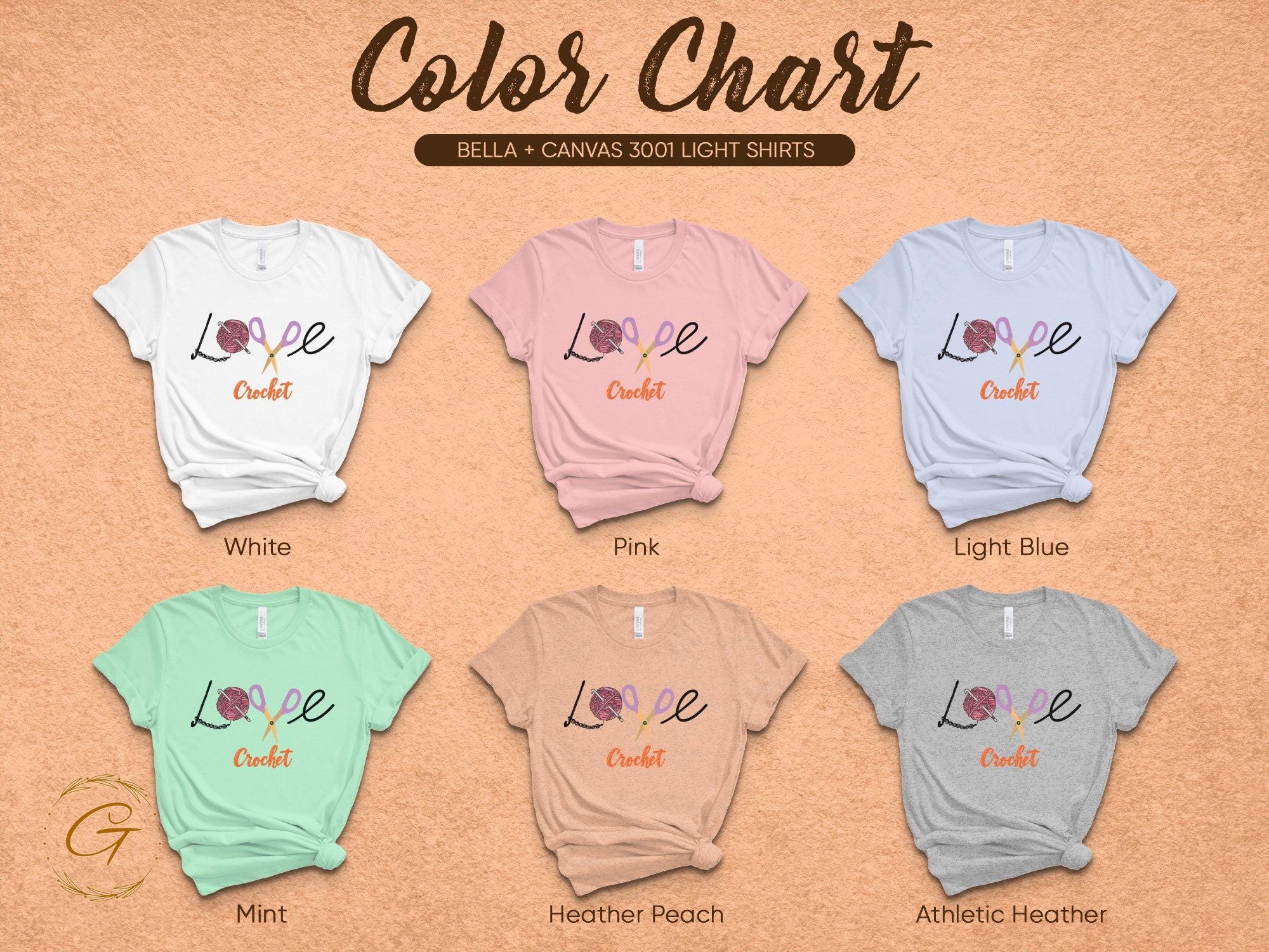 Hobby Shirt 'Love Crochet Tee, Yarn Scissors Design Tee