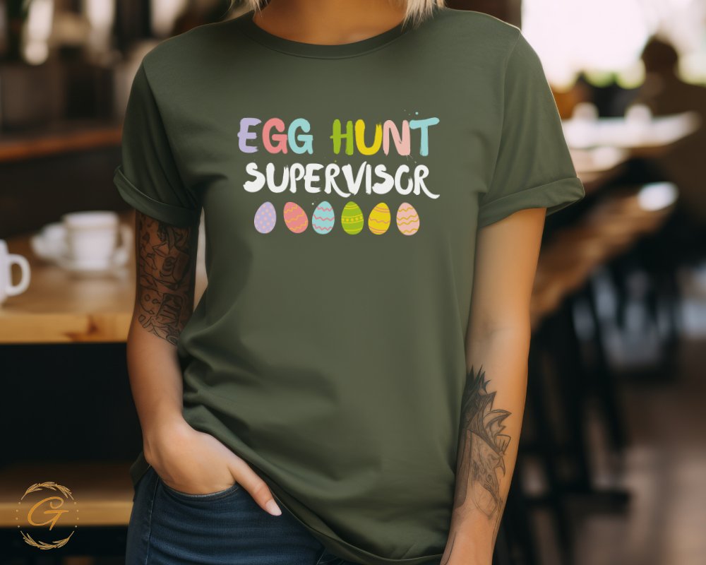 Egg Hunt Supervisor T-Shirt for Easter product