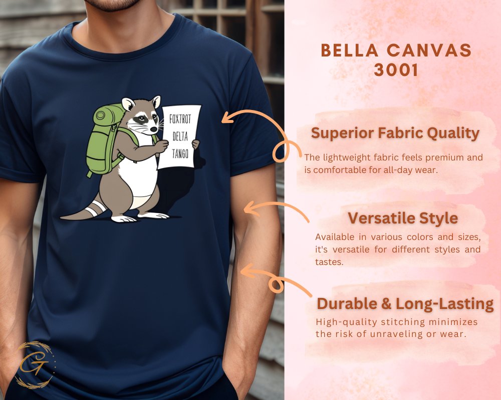 Hiking Camping Animal Design T-Shirt product