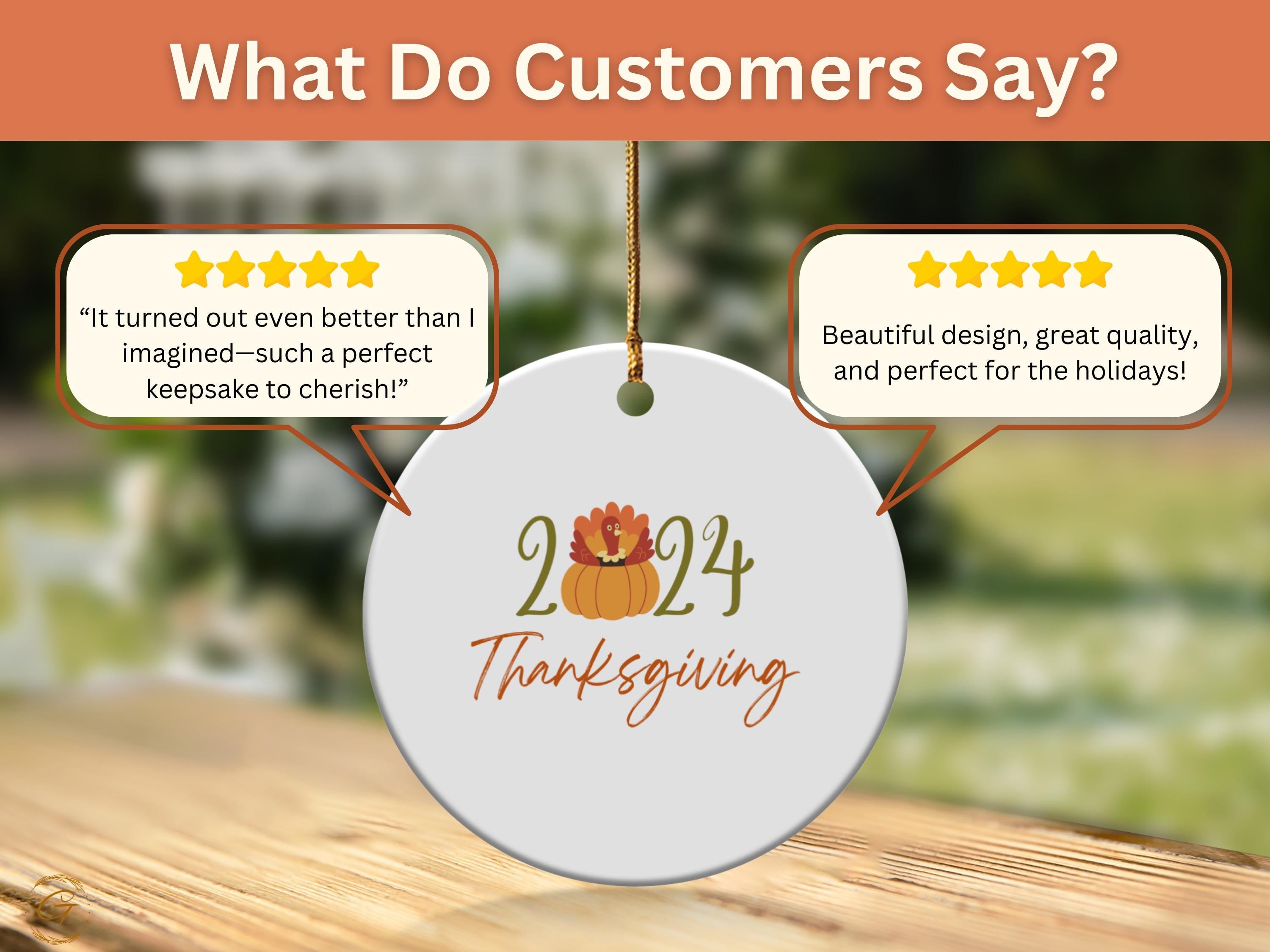 Thanksgiving Ornament 2024, Turkey and Pumpkin Thanksgiving Keepsakes, Holiday Celebration Ornaments, Festive Home Decoration, Holiday Gifts