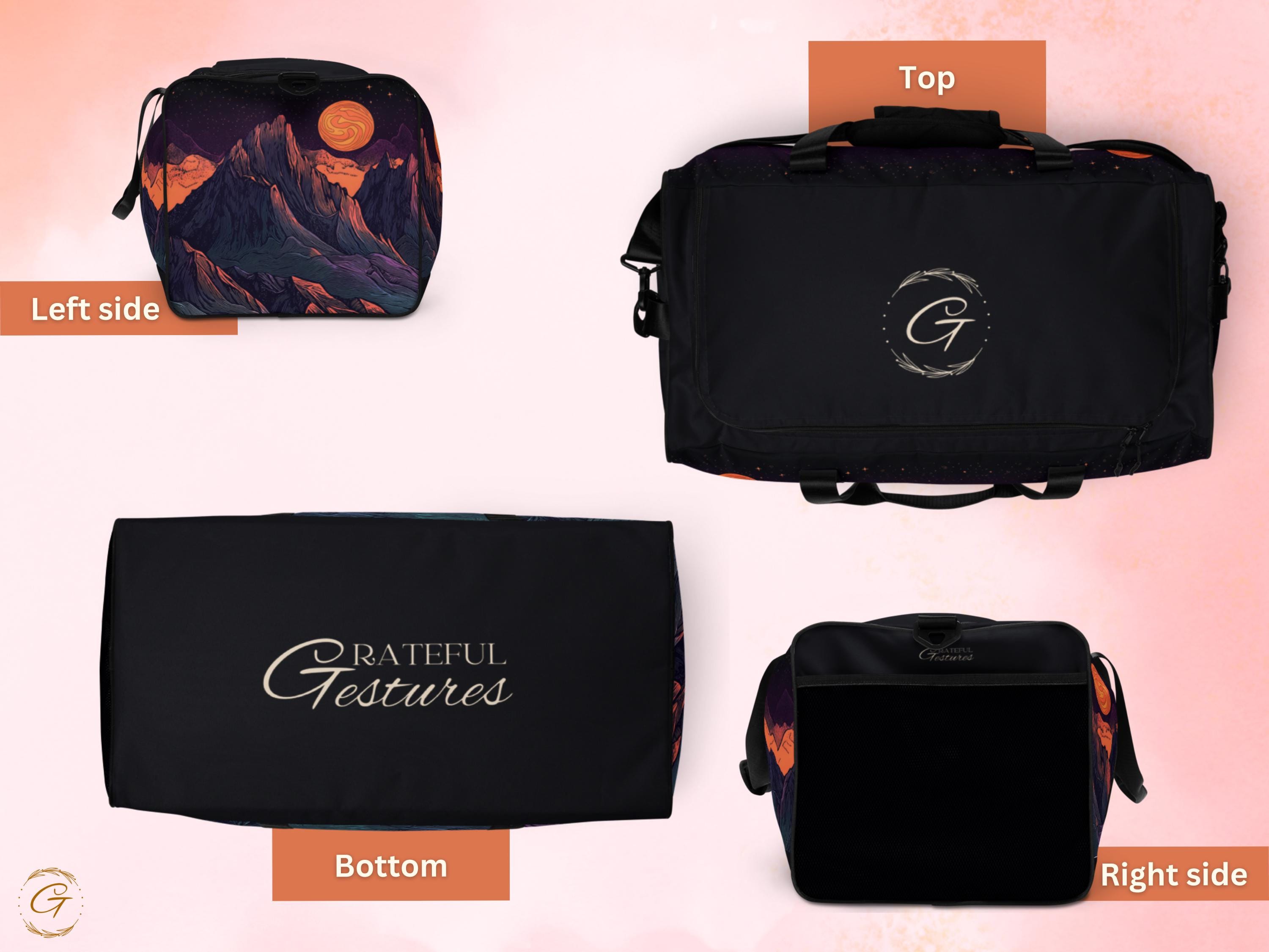 Mountain Sunset AOP Travel Duffel Bag