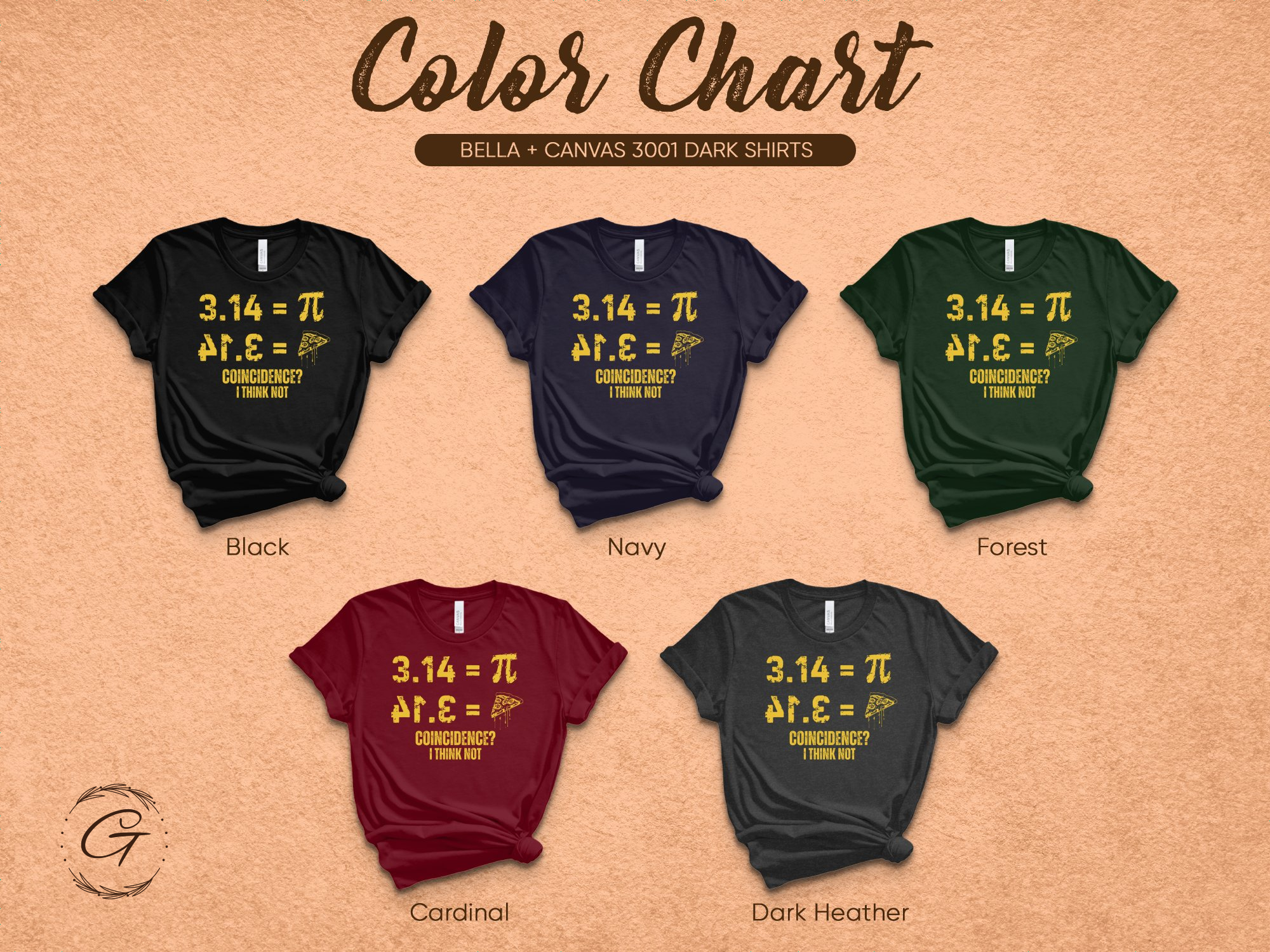 Pi Day Graphic Tees For Math Lovers Product Type