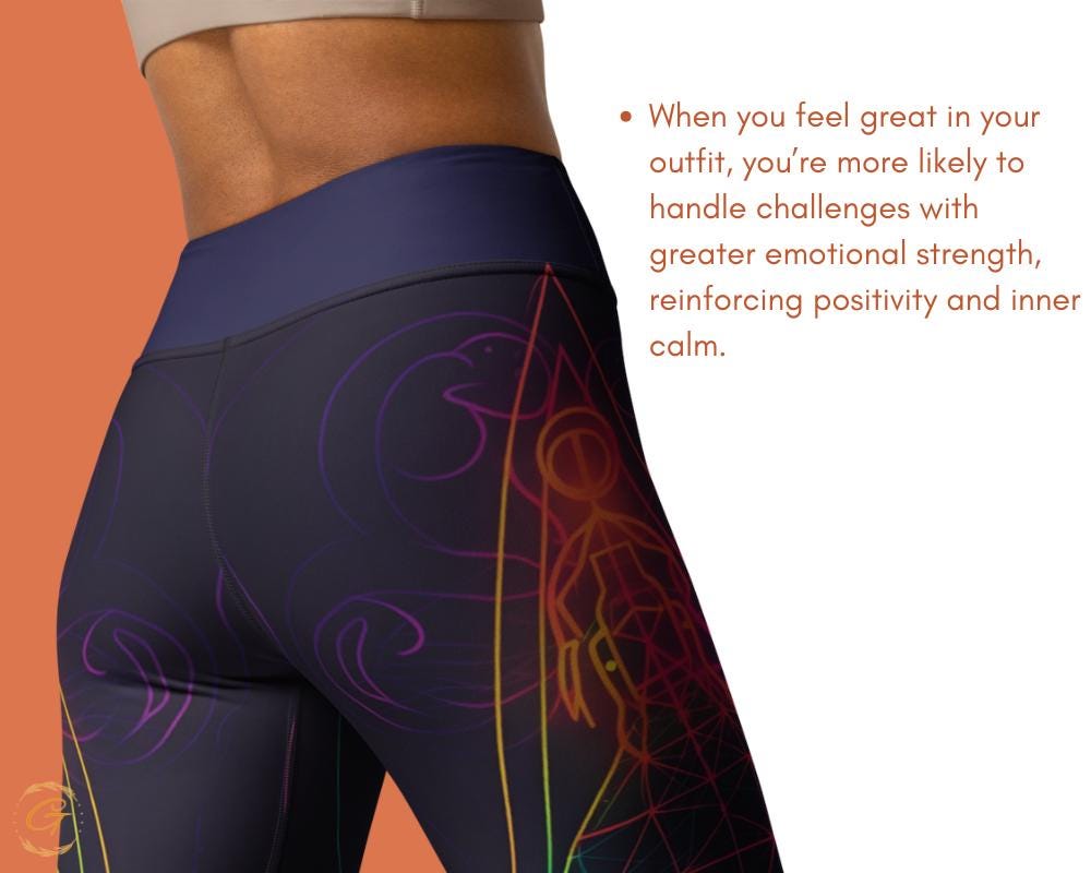 Neon Geometric AOP Yoga Leggings & Shorts