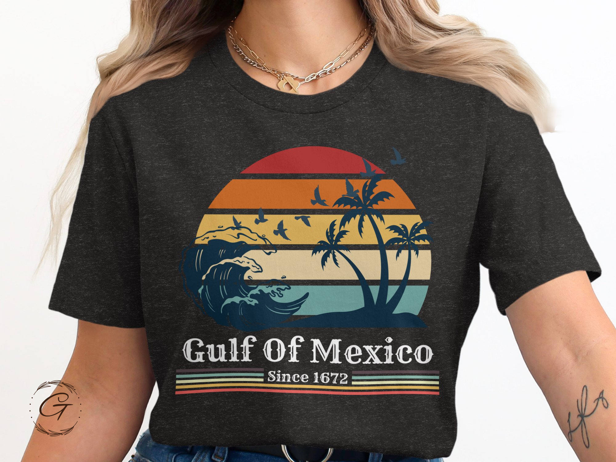 Gulf of Mexico Tropical Sunset Graphic Tee product type