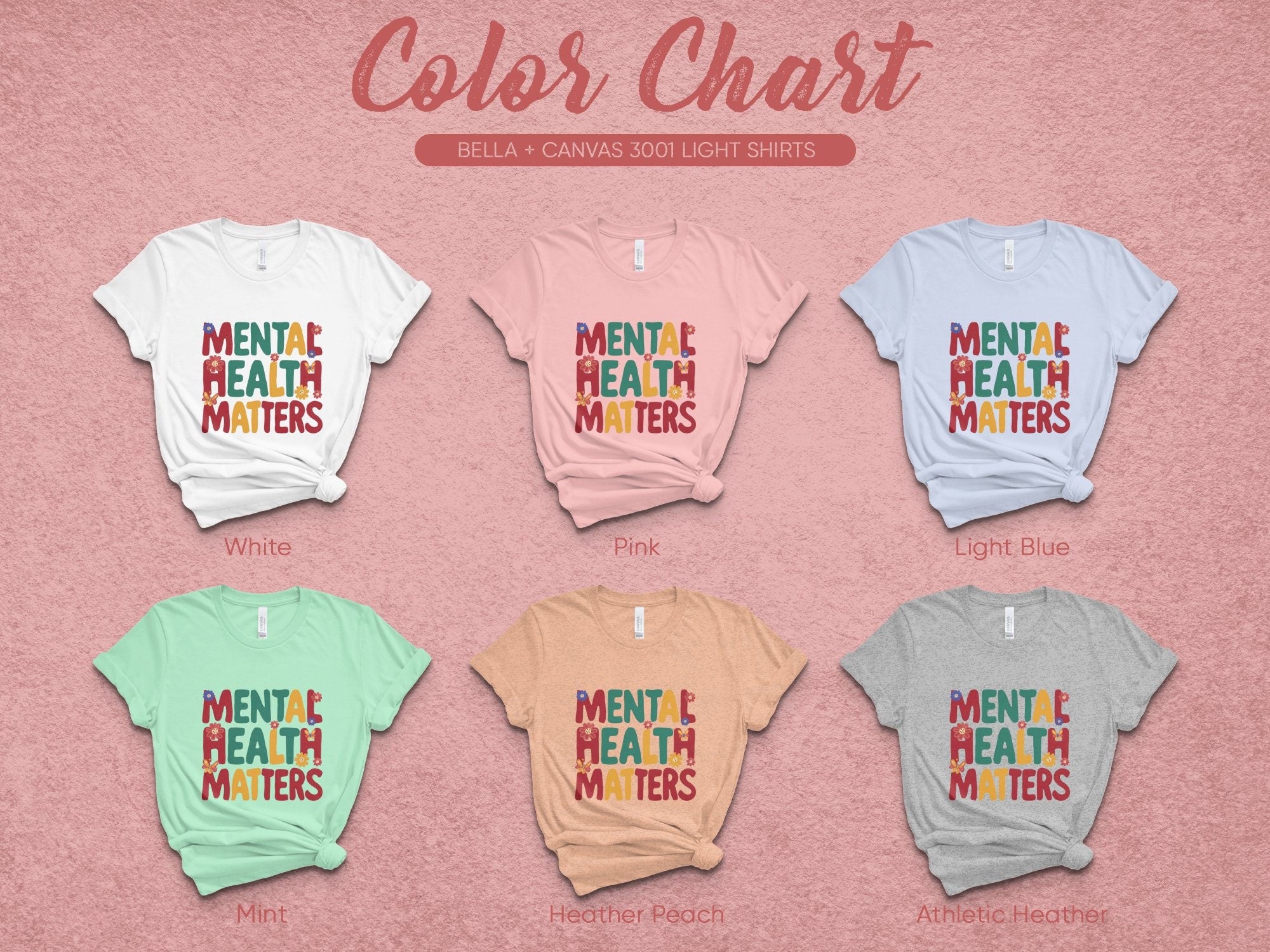 Mental Health Matters T-Shirt – Inspirational Self-Care Tee