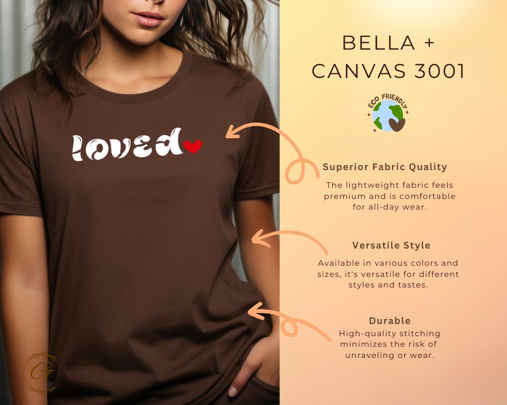 Loved Design Short Sleeve T-shirt high quality product