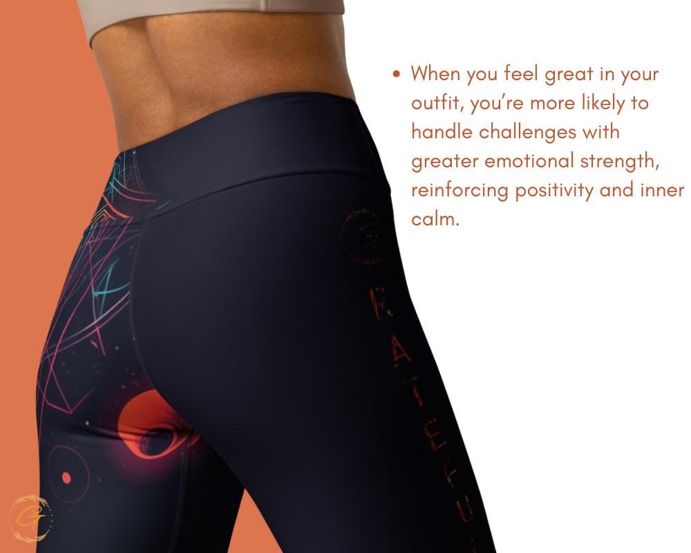 Retro AOP Futuristic Yoga Leggings & Shorts | Sci-Fi Workout Pants for Women | High-Waisted Activewear | Space-Themed Compression Yoga Tight