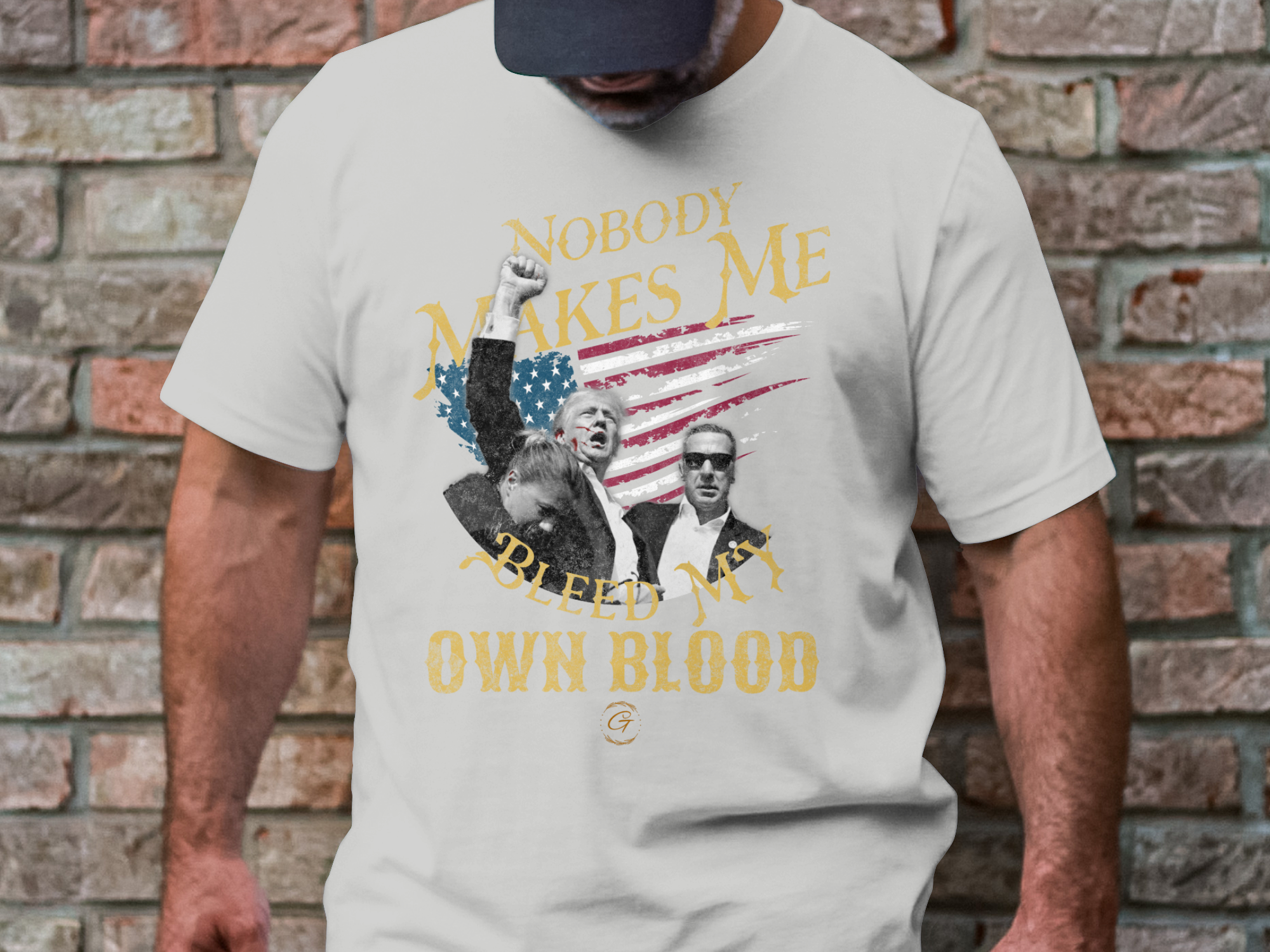 Trump 'Nobody Makes Me Bleed My Own Blood' Graphic Tee