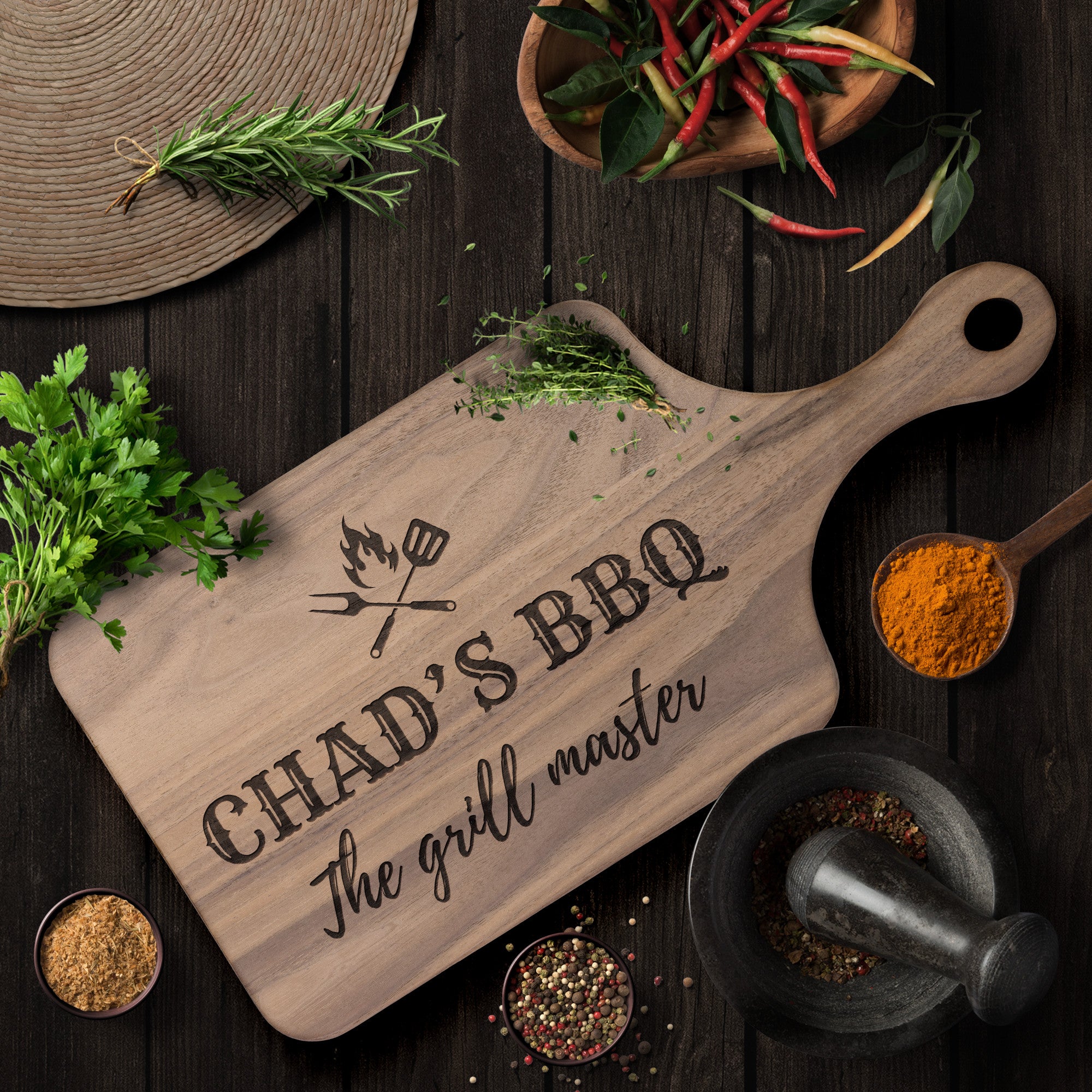 Chad's BBQ cutting boards