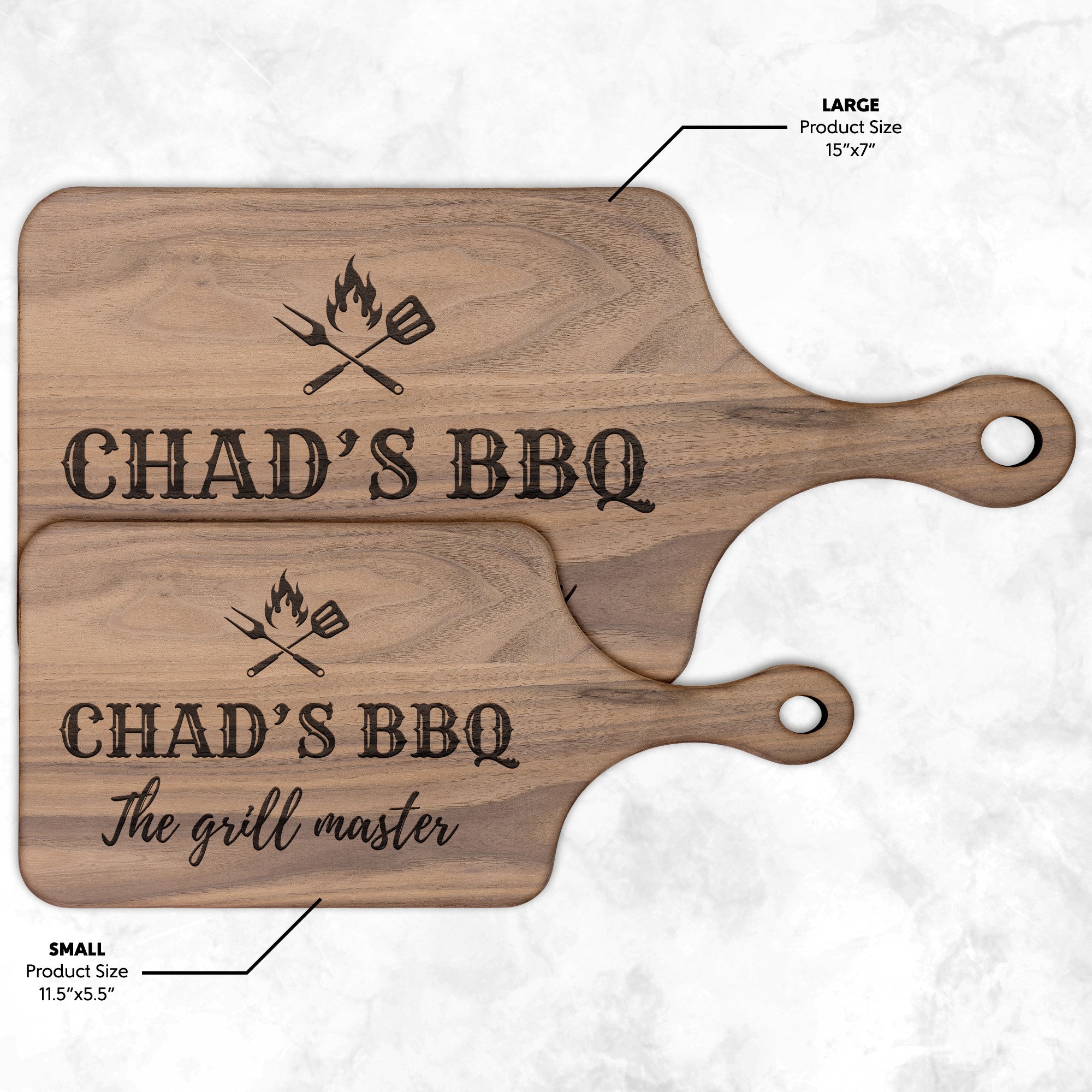 Chad's BBQ cutting boards