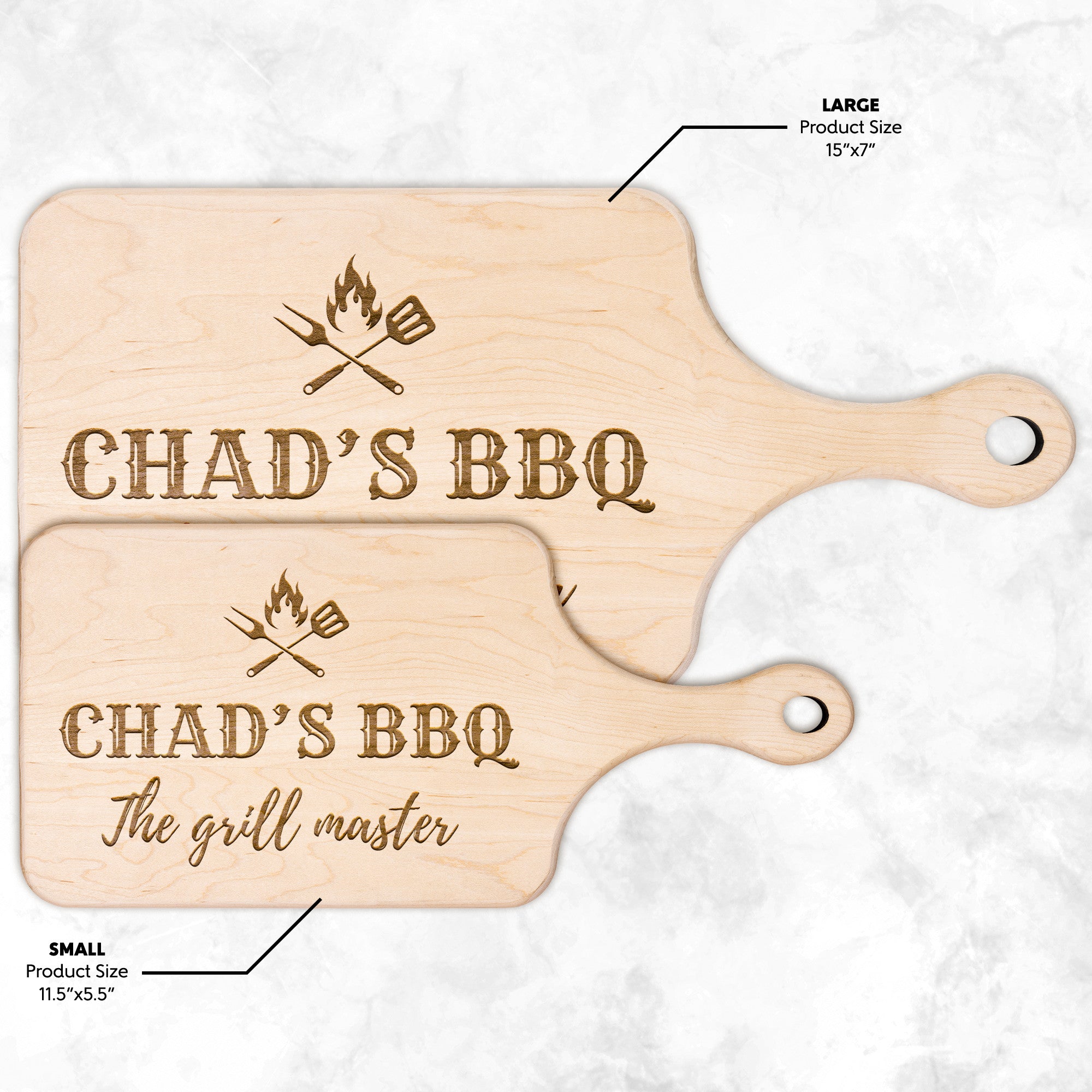 Chad's BBQ cutting boards