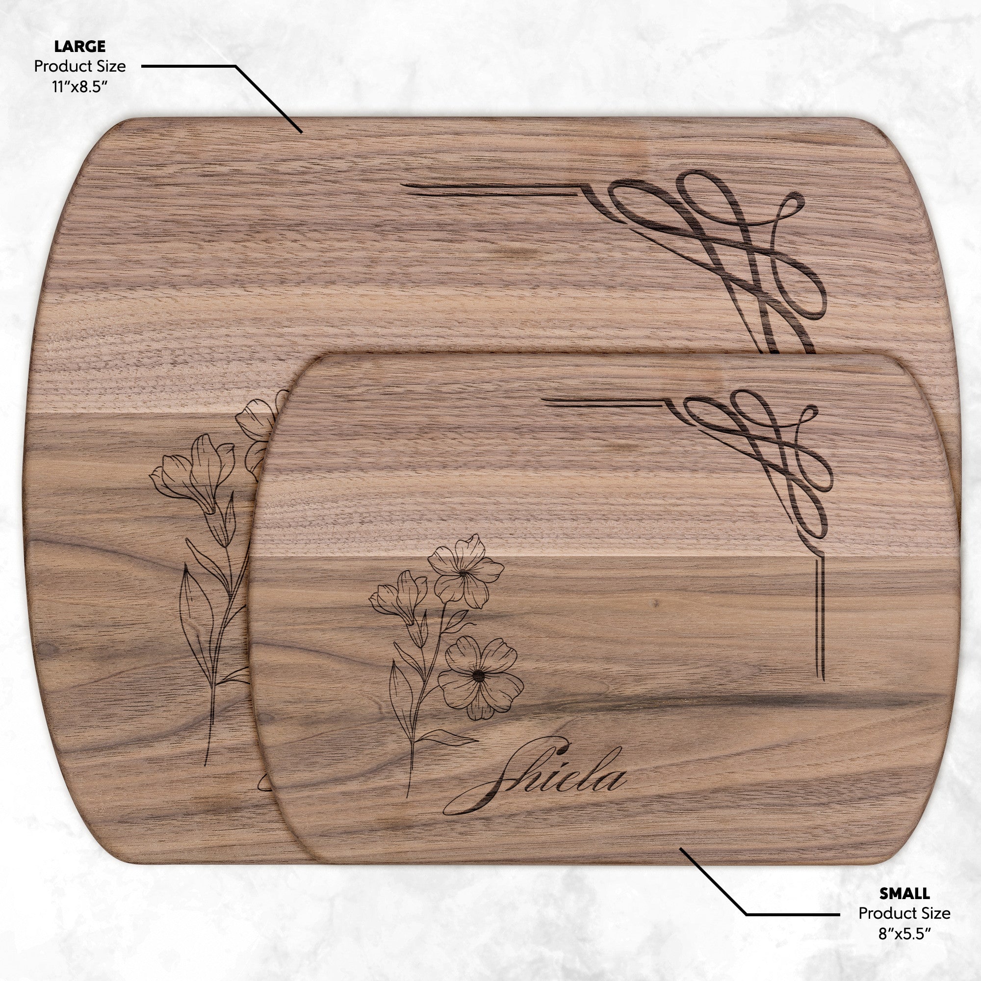 February Primrose Cutting Boards